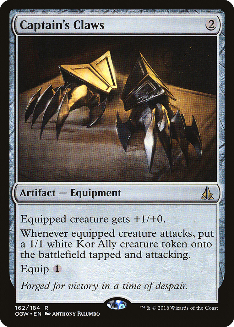 Captain's Claws (OGW-162) [Oath of the Gatewatch] Foil