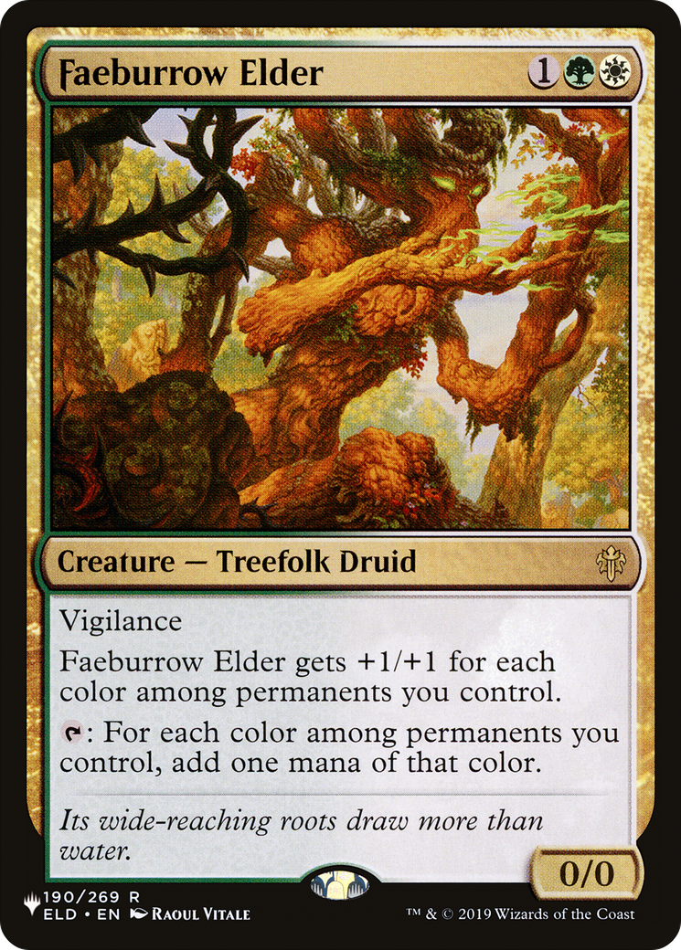 Faeburrow Elder (LIST-ELD-190) [The List Reprints]