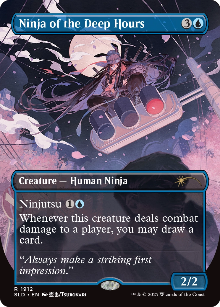 Ninja of the Deep Hours (SLD-1912) (Borderless) [Secret Lair Drop]