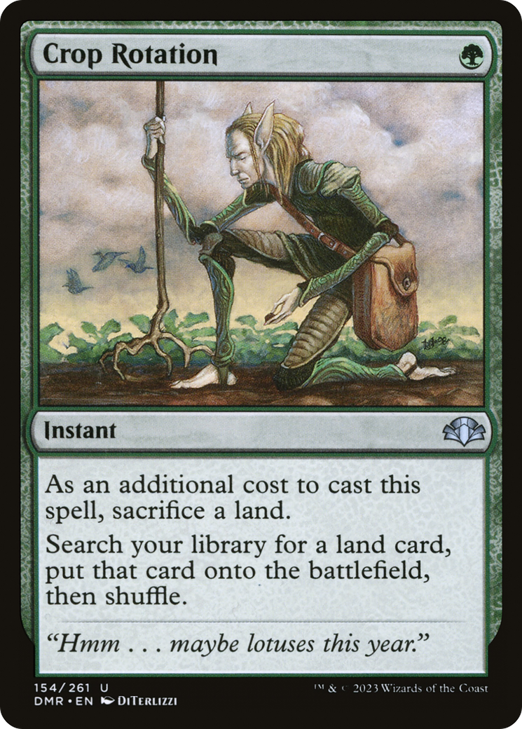 Crop Rotation (DMR-154) [Dominaria Remastered] Foil