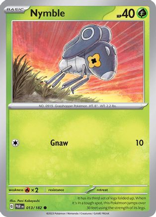 Nymble (013/182) [SV04 Paradox Rift] Reverse Holofoil - Common