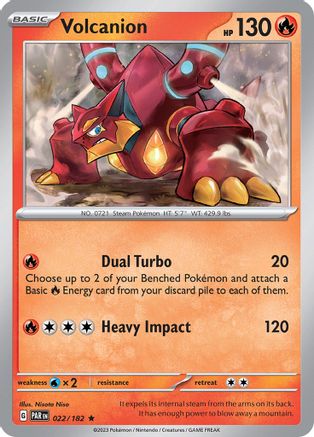 Volcanion (022) [SV04 Paradox Rift] Reverse Holofoil - Rare