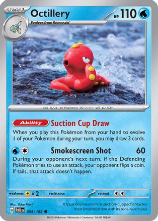 Octillery (034) [SV04 Paradox Rift] Reverse Holofoil - Common