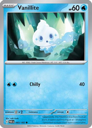 Vanillite (043) [SV04 Paradox Rift] - Common