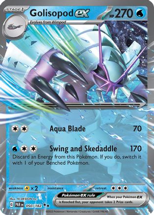 Golisopod ex (050/182) [SV04 Paradox Rift] Holofoil - Double Rare