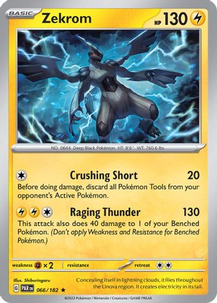 Zekrom (066) [SV04 Paradox Rift] Reverse Holofoil - Rare