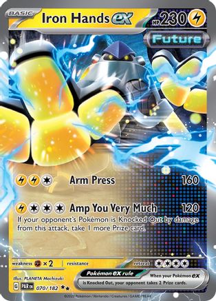 Iron Hands ex (070/182) [SV04 Paradox Rift] Holofoil - Double Rare