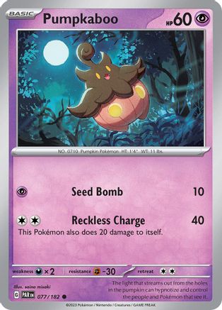Pumpkaboo (077) [SV04 Paradox Rift] - Common