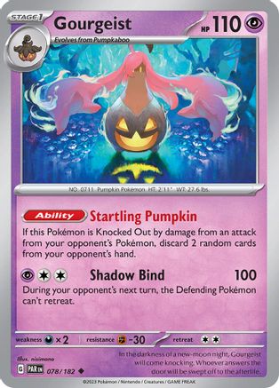 Gourgeist (078) [SV04 Paradox Rift] Reverse Holofoil - Uncommon
