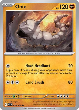 Onix (090) [SV04 Paradox Rift] Reverse Holofoil - Common