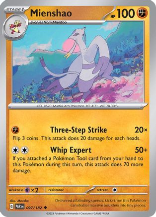 Mienshao (097/182) [SV04 Paradox Rift] - Uncommon