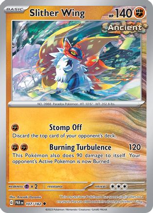 Slither Wing (107/182) [SV04 Paradox Rift] Reverse Holofoil - Uncommon