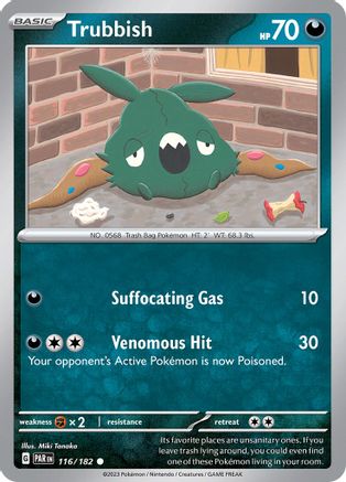 Trubbish (116) [SV04 Paradox Rift] Reverse Holofoil - Common
