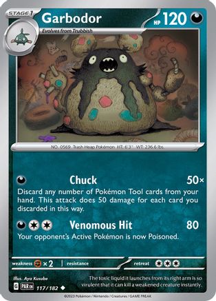 Garbodor (117/182) [SV04 Paradox Rift] - Uncommon