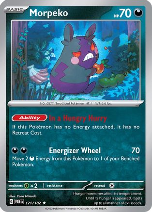 Morpeko (121/182) [SV04 Paradox Rift] Reverse Holofoil - Rare