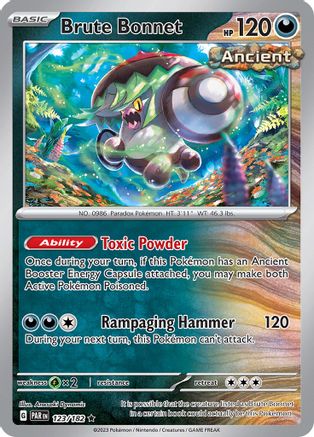 Brute Bonnet (123/182) [SV04 Paradox Rift] Holofoil - Rare