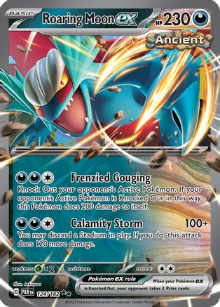 Roaring Moon ex (124) [SV04 Paradox Rift] Holofoil - Double Rare