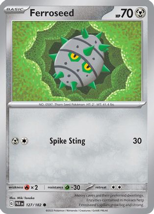 Ferroseed (127) [SV04 Paradox Rift] Reverse Holofoil - Common