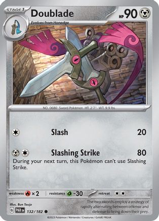 Doublade (132/182) [SV04 Paradox Rift] Reverse Holofoil - Common