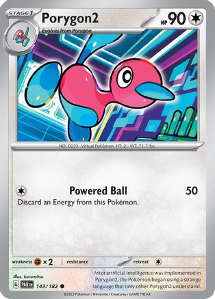 Porygon2 (143) [SV04 Paradox Rift] Reverse Holofoil - Common