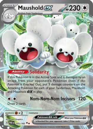 Maushold ex (155) [SV04 Paradox Rift] Holofoil - Double Rare