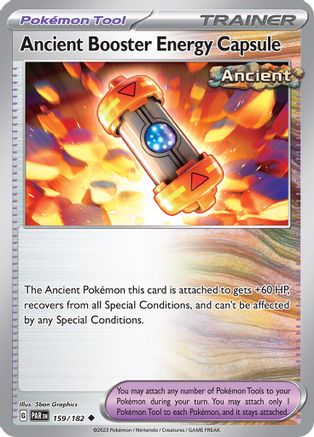 Ancient Booster Energy Capsule (159) [SV04 Paradox Rift] Reverse Holofoil - Uncommon