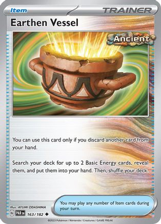 Earthen Vessel (163) [SV04 Paradox Rift] Reverse Holofoil - Uncommon