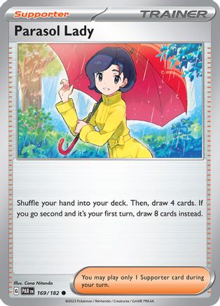Parasol Lady (169) [SV04 Paradox Rift] Reverse Holofoil - Common