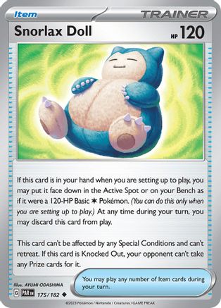 Snorlax Doll (175) [SV04 Paradox Rift] - Uncommon