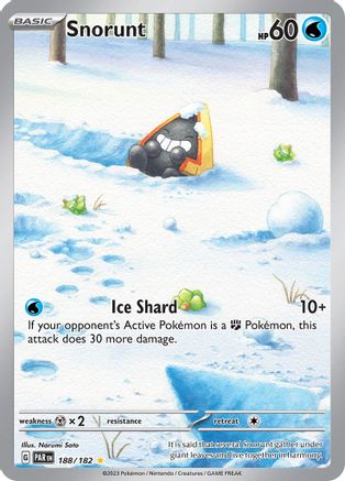Snorunt (188/182) [SV04 Paradox Rift] Holofoil - Illustration Rare