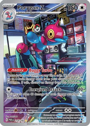 Porygon-Z (214/182) [SV04 Paradox Rift] Holofoil - Illustration Rare