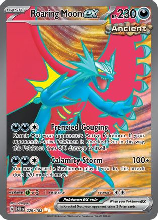 Roaring Moon ex (229/182) [SV04 Paradox Rift] Holofoil - Ultra Rare