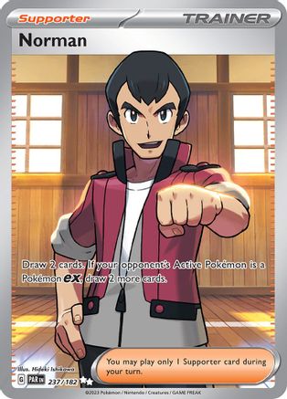 Norman (237/182) [SV04 Paradox Rift] Holofoil - Ultra Rare