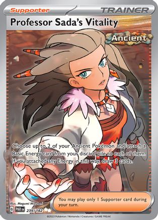 Professor Sada's Vitality (239/182) [SV04 Paradox Rift] Holofoil - Ultra Rare