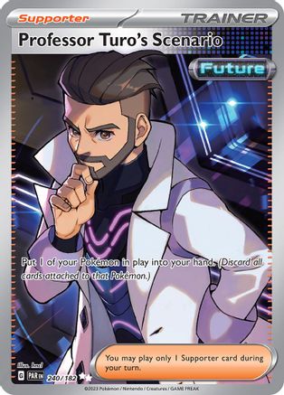 Professor Turo's Scenario (240/182) [SV04 Paradox Rift] Holofoil - Ultra Rare