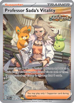 Professor Sada's Vitality (256/182) [SV04 Paradox Rift] Holofoil - Special Illustration Rare