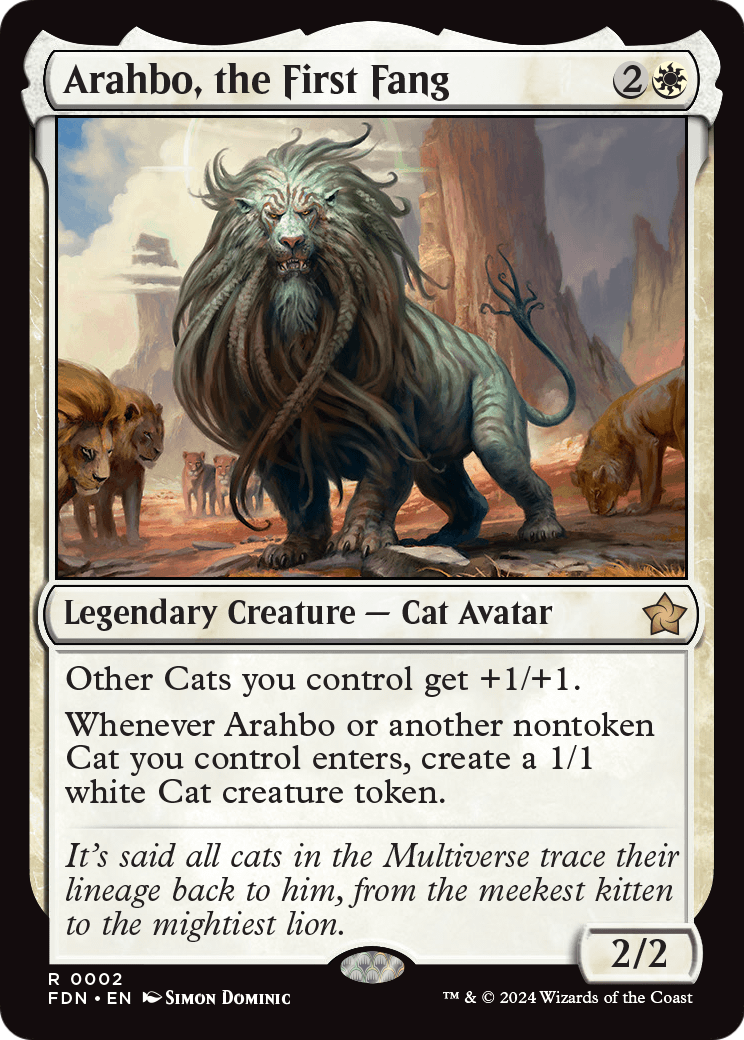 Arahbo, the First Fang (FDN-002) [Foundations] Foil