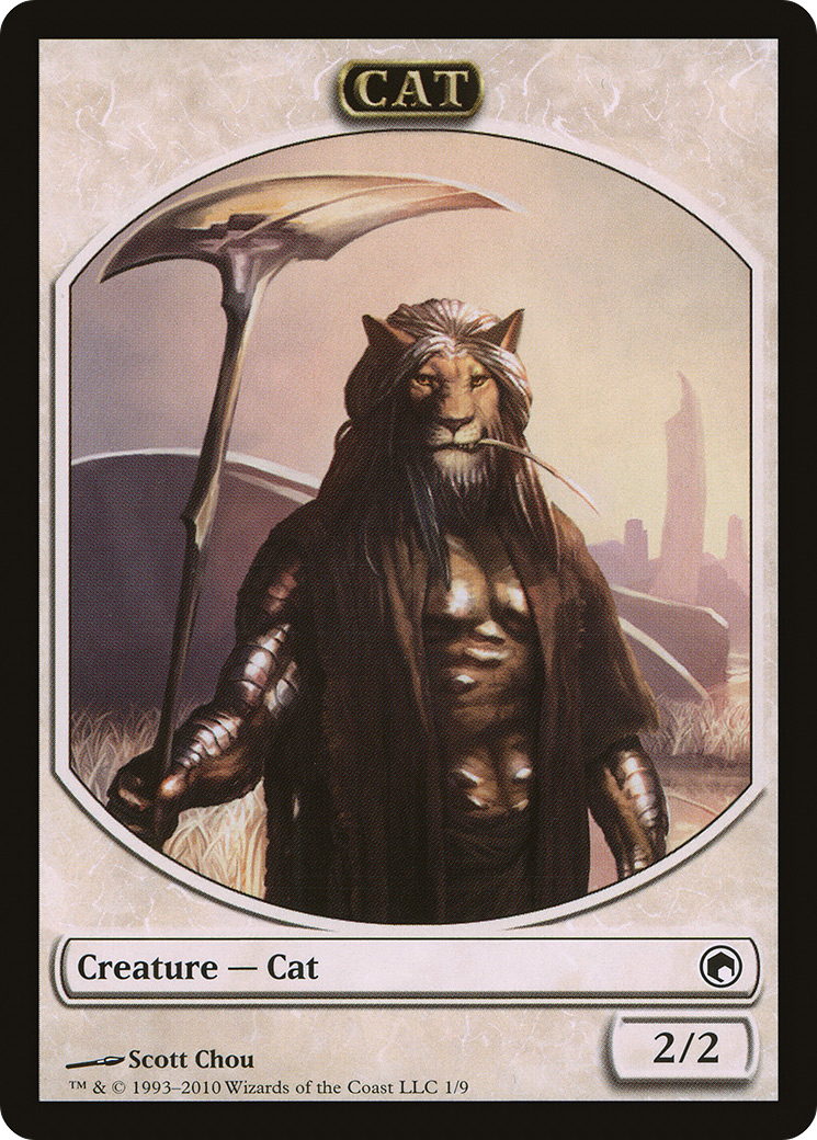 Cat Token (SOM-001) [Scars of Mirrodin Tokens]