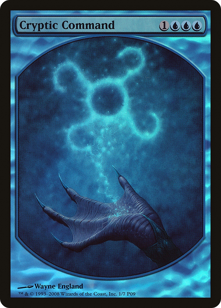 Cryptic Command (MPRP-001) [Magic Player Rewards 2009] Foil