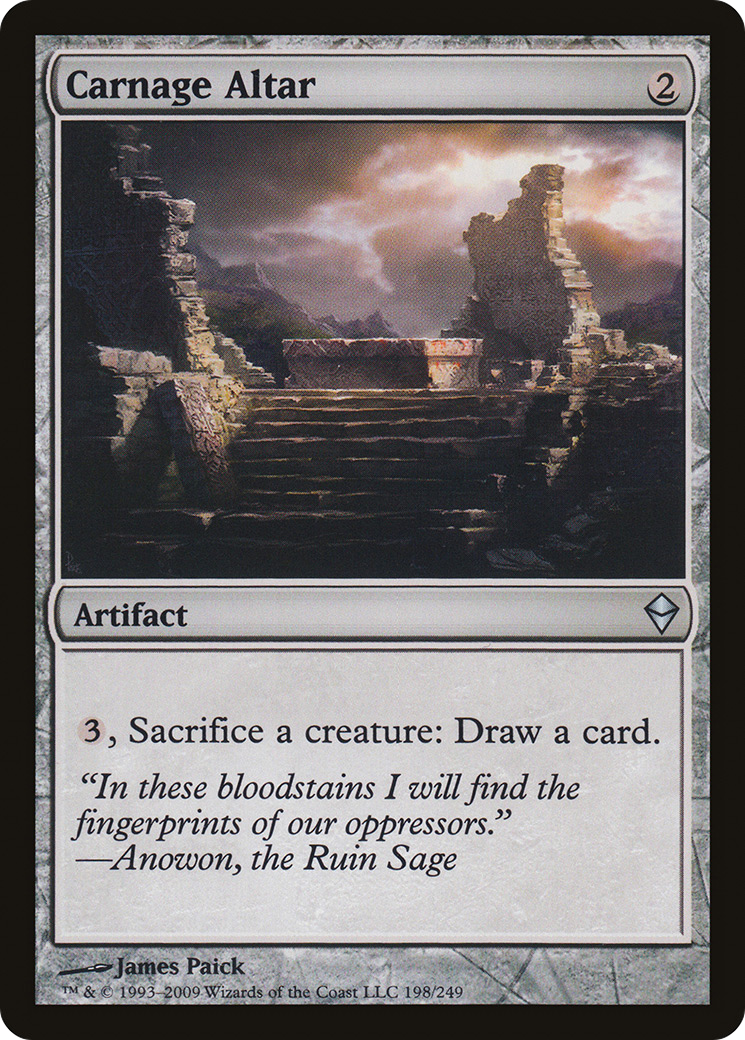 Carnage Altar (ZEN-198) [Zendikar]