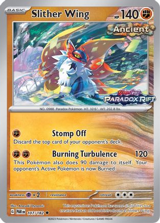 Slither Wing (Store Exclusive Promo) (107/182) [Miscellaneous Cards & Products] Reverse Holofoil - Promo