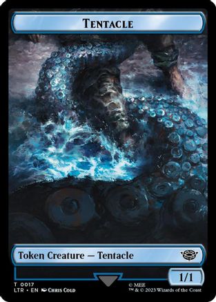 Tentacle // Food (0022) Double-Sided Token (Surge Foil) (LTR-17 // 22) [The Lord of the Rings: Tales of Middle-earth] Foil