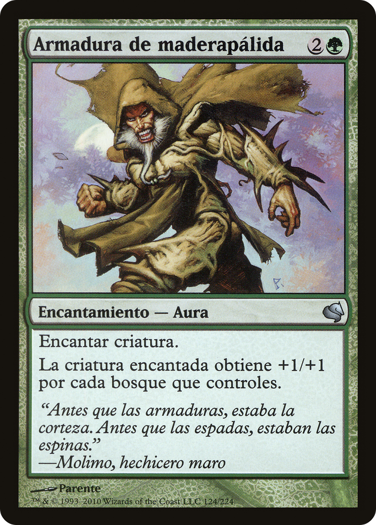 Blanchwood Armor (Spanish) - "Armadura de maderapalida" (PS11-124) [Salvat 2011]