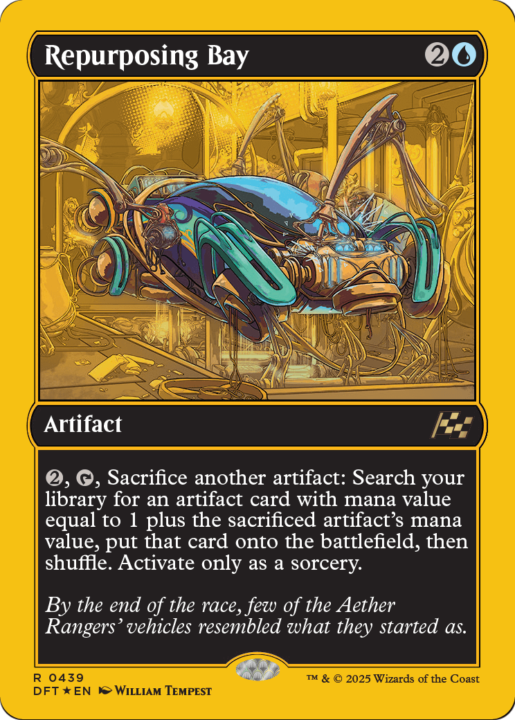 Repurposing Bay (First-Place Foil) (DFT-439) [Aetherdrift] Foil