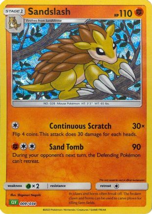 Sandslash (009) [Trading Card Game Classic] Holofoil - Classic Collection