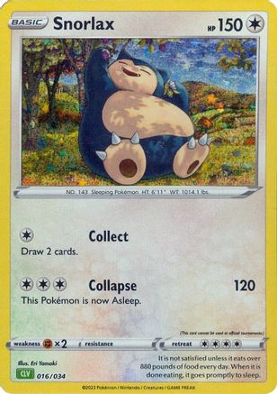Snorlax (016) [Trading Card Game Classic] Holofoil - Classic Collection