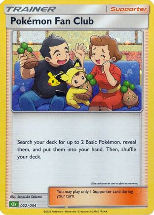 Pokemon Fan Club (CLV) (022) [Trading Card Game Classic] Holofoil - Classic Collection