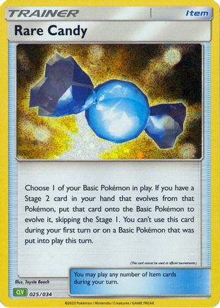 Rare Candy (CLV) (025) [Trading Card Game Classic] Holofoil - Classic Collection