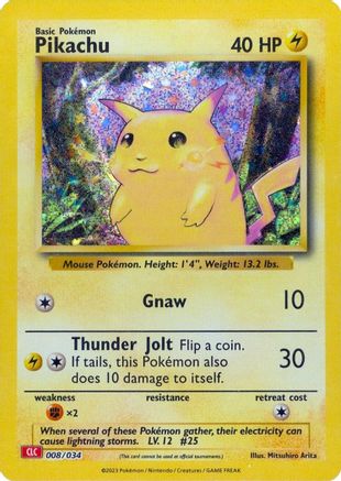 Pikachu (008) [Trading Card Game Classic] Holofoil - Classic Collection