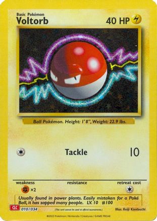 Voltorb (010) [Trading Card Game Classic] Holofoil - Classic Collection